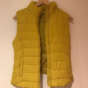Aeropostale Yellow Puffer Vest